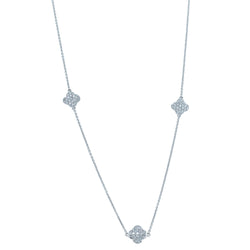 18ct White Gold 1.24ct Diamond Necklace - Necklace - Walker & Hall