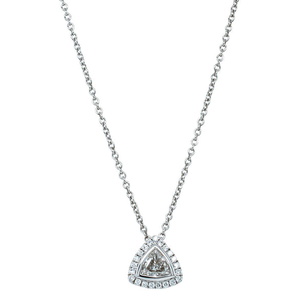 18ct White Gold .30ct Diamond Isla Necklace - Necklace - Walker & Hall