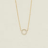 9ct Yellow Gold Diamond Forevermore Petite Pendant - Necklace - Walker & Hall