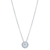 18ct White Gold .33ct Diamond Pendant - Necklace - Walker & Hall