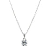 18ct White Gold .40ct Diamond Blossom Pendant - Necklace - Walker & Hall