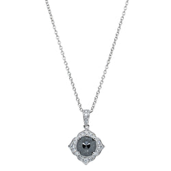 18ct White Gold .96ct Black Diamond Paramount Pendant - Necklace - Walker & Hall