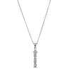 Deja Vu 18ct White Gold 1.20ct Diamond Drop Pendant - Necklace - Walker & Hall