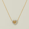 18ct Yellow Gold 3.01ct Yellow Diamond Heart Isla Pendant - Necklace - Walker & Hall