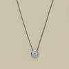 18ct White Gold .95ct Reclaimed Diamond Natalia Pendant - Necklace - Walker & Hall
