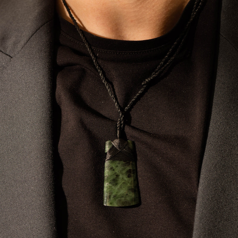 NZ Greenstone Small Toki Pendant - Necklace - Walker & Hall