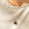 9ct Yellow Gold Lapis - Of Body Mindful Pendant With Chain - Necklace - Walker & Hall