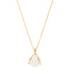 9ct Yellow Gold Rose Quartz - Of Feelings Mindful Pendant With Chain - Necklace - Walker & Hall
