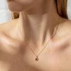18ct Yellow Gold .56ct Ruby & Diamond Pendant - Necklace - Walker & Hall