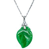 Deja Vu 18ct White Gold Fei Cui Jade Pendant - Necklace - Walker & Hall
