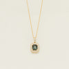 18ct Yellow Gold 2.10ct Green Sapphire Empire Pendant - Necklace - Walker & Hall