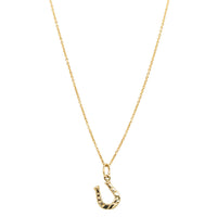 Deja Vu 9ct Yellow Gold Horseshoe Necklace - Necklace - Walker & Hall