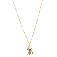 Deja Vu 9ct Yellow Gold Bambi Necklace - Necklace - Walker & Hall