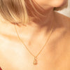 Deja Vu 9ct Yellow Gold Libra Necklace - Necklace - Walker & Hall