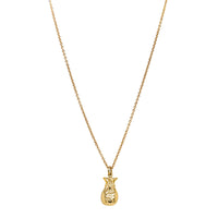 Deja Vu 18ct Yellow Gold Money Bag Necklace - Necklace - Walker & Hall