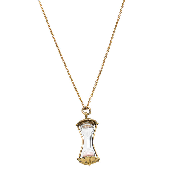 Deja Vu 9ct Yellow Gold Hourglass Necklace - Necklace - Walker & Hall