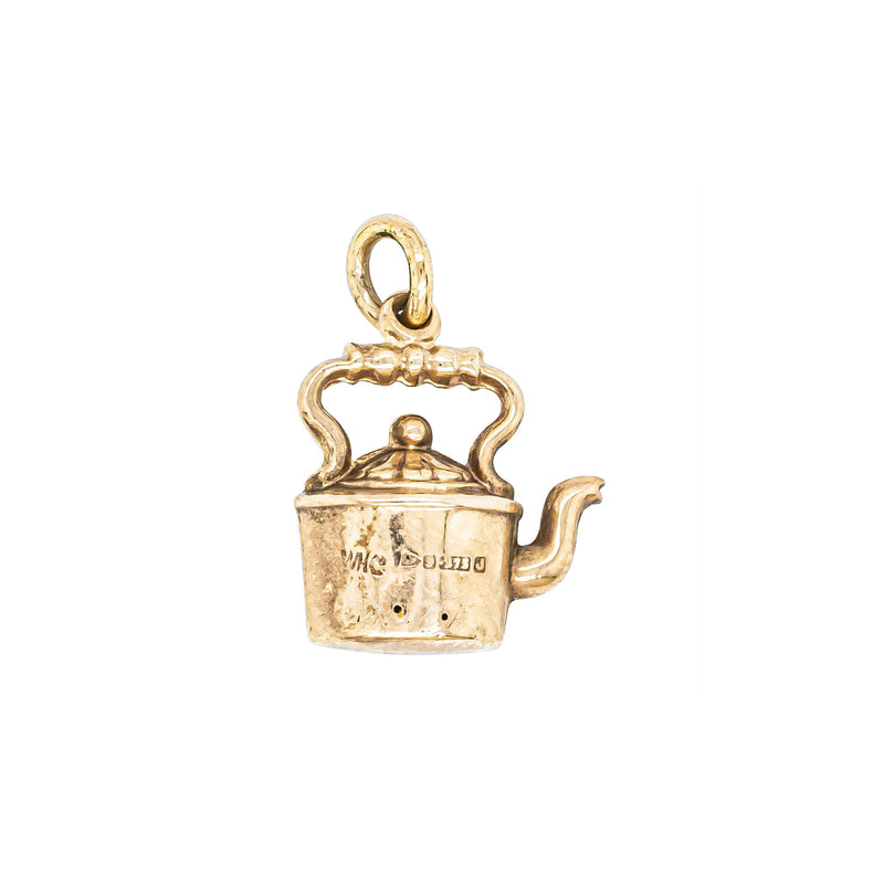 Deja Vu 9ct Yellow Gold Kettle Charm - Necklace - Walker & Hall