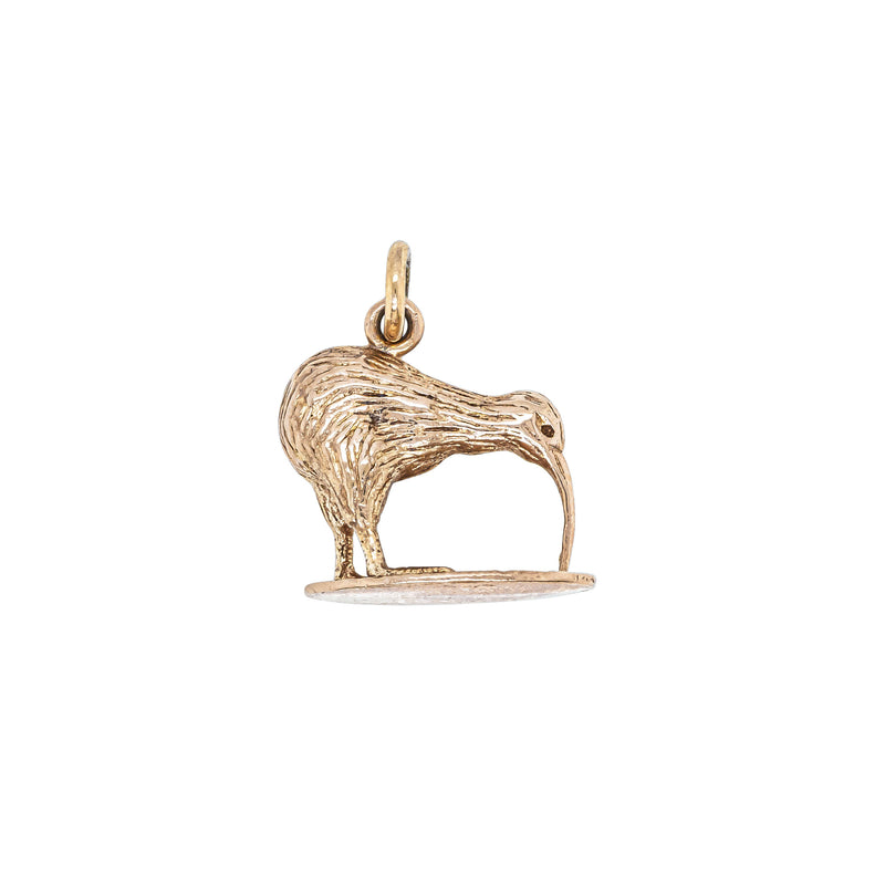 Deja Vu 9ct Rose Gold Kiwi Charm - Necklace - Walker & Hall