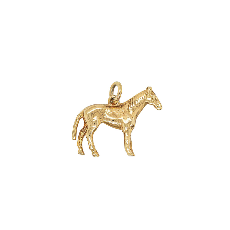 Deja Vu 9ct Yellow Gold Horse Charm - Necklace - Walker & Hall
