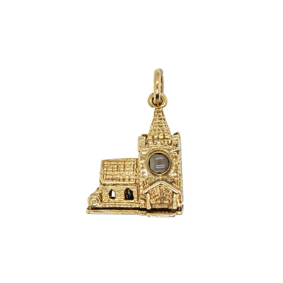 Deja Vu 9ct Yellow Gold Openable Church Wedding Charm - Necklace - Walker & Hall