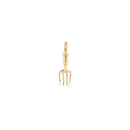 Deja Vu 9ct Yellow Gold Gardening Fork Charm-Charm-Walker & Hall