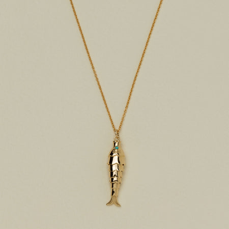 9ct Yellow Gold Nemo Pendant - Necklace - Walker & Hall