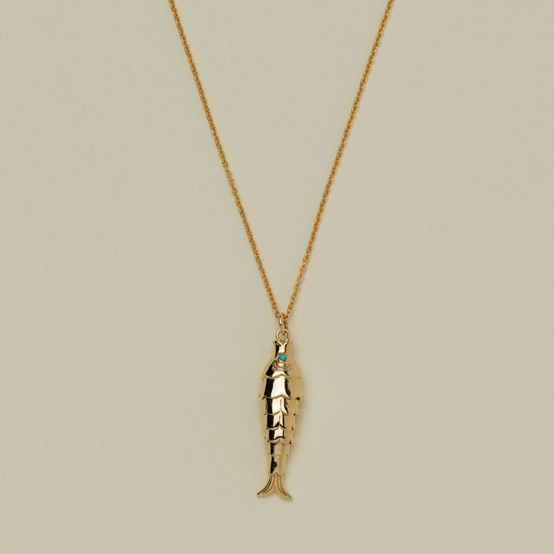 9ct Yellow Gold Nemo Pendant - Necklace - Walker & Hall