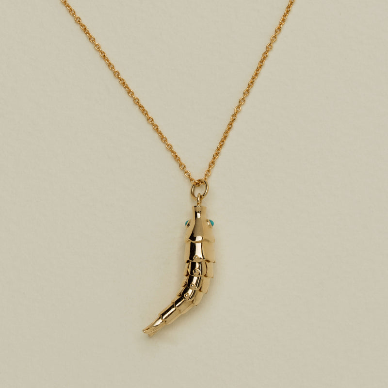 9ct Yellow Gold Nemo Pendant - Necklace - Walker & Hall