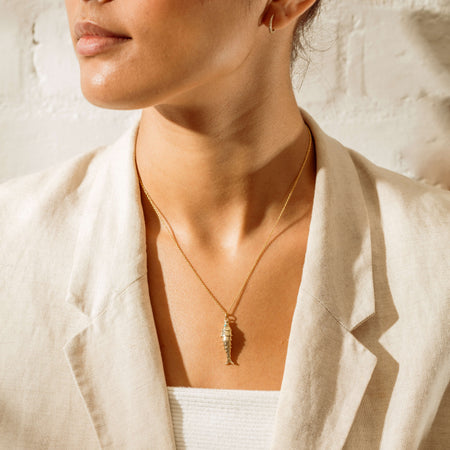 9ct Yellow Gold Nemo Pendant - Necklace - Walker & Hall