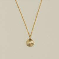 9ct Yellow Gold Mini Reflections Pendant - Necklace - Walker & Hall