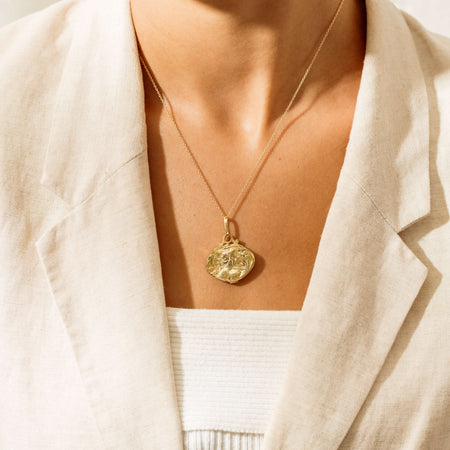 Vintage 18ct Yellow Gold Louis Diolot Belle Epoque Locket - Necklace - Walker & Hall