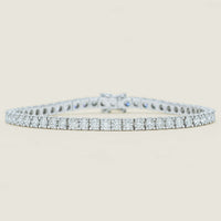 18ct White Gold 6.00ct Diamond Jubilee Bracelet 19cm - Bracelet - Walker & Hall