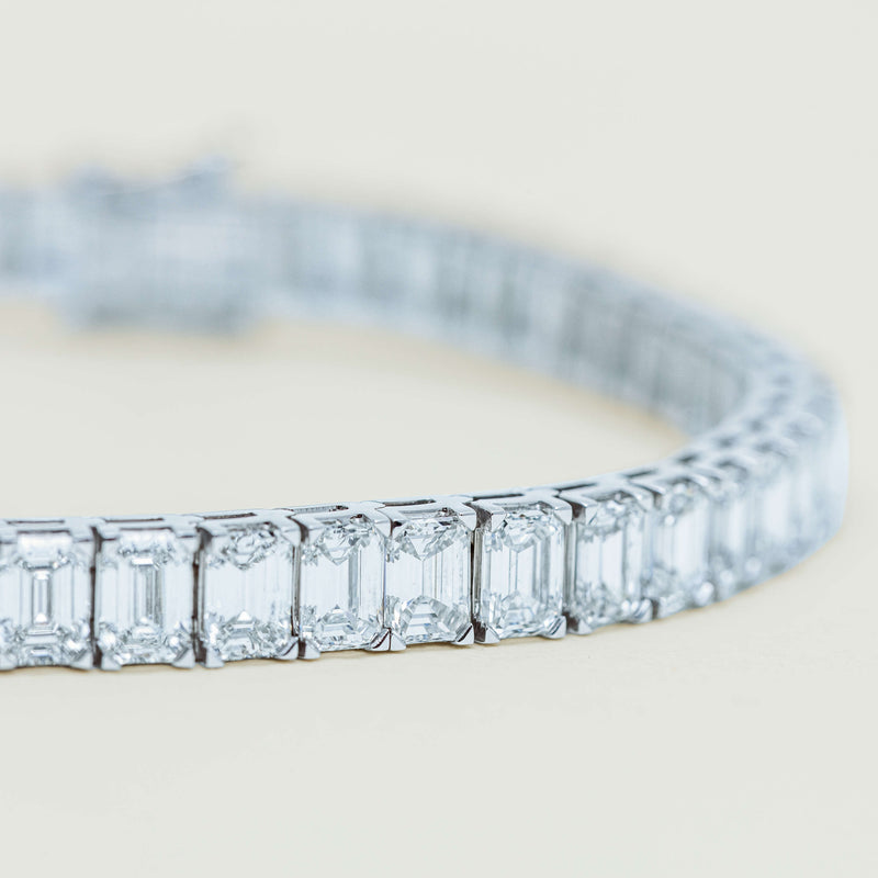 Platinum 16.74ct GIA Diamond Asra Bracelet - Bracelet - Walker & Hall