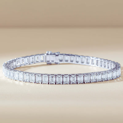 Platinum 16.74ct GIA Diamond Asra Bracelet - Bracelet - Walker & Hall
