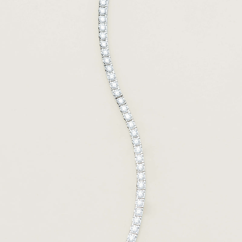 18ct White Gold 3.01ct Diamond Jubilee Bracelet - Bracelet - Walker & Hall