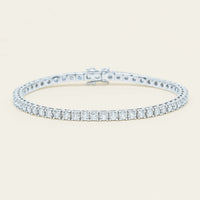 18ct White Gold 3.06ct Diamond Jubilee Bracelet - Bracelet - Walker & Hall