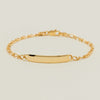 9ct Yellow Gold Child's ID Bracelet - Bracelet - Walker & Hall