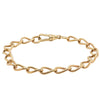 Deja Vu 9ct Yellow Gold Curb Link Bracelet - Bracelet - Walker & Hall