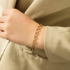 Deja Vu 9ct Yellow Gold Curb Link Bracelet - Bracelet - Walker & Hall