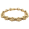 Deja Vu 9ct Yellow Gold Fancy Link Bracelet - Bracelet - Walker & Hall