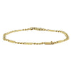 Deja Vu 9ct Yellow Gold Fetter Link Bracelet - Bracelet - Walker & Hall