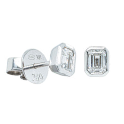 18ct White Gold .60ct Diamond Stud Earrings - Earrings - Walker & Hall