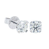 18ct White Gold 2.01ct Diamond Blossom Stud Earrings - Earrings - Walker & Hall