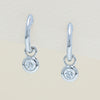 18ct White Gold .30ct Diamond Natalia Hoop Earrings - Earrings - Walker & Hall