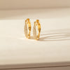 18ct Yellow Gold .20ct Diamond Eos Hoop Earrings - Earrings - Walker & Hall