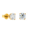 18ct Yellow Gold 1.40ct Diamond Blossom Stud Earrings - Earrings - Walker & Hall