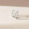 18ct White Gold .20ct Diamond Eos Hoop Earrings - Earrings - Walker & Hall