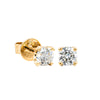 18ct Yellow Gold .82ct Diamond Blossom Stud Earrings - Earrings - Walker & Hall