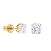 18ct Yellow Gold 1.21ct Diamond Blossom Stud Earrings - Earrings - Walker & Hall