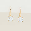18ct Yellow Gold 2.00ct Diamond Blossom Hook Earrings - Earrings - Walker & Hall